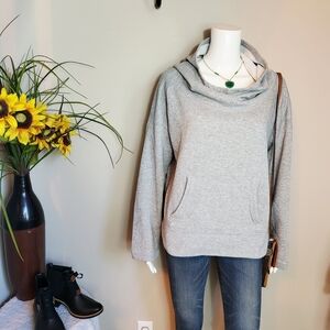 GAP Light Gray Cowl Neck Women's Sweater